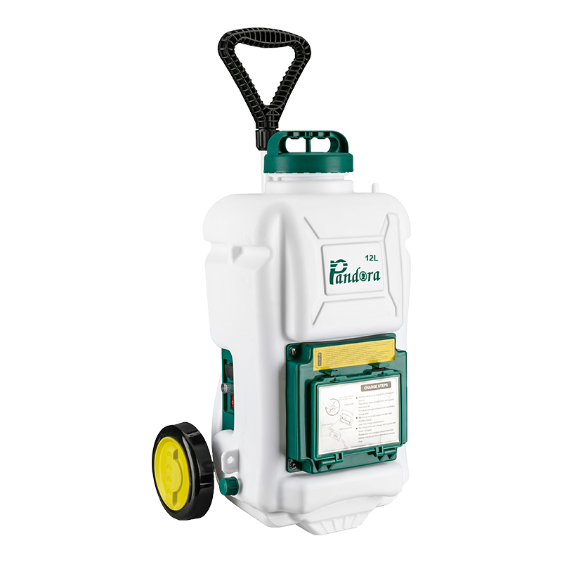 Taizhou Pandora 4 gallon wheeled trolley push air pressure garden yard weedicide sprayer